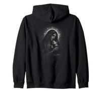 Mary And Jesus Child Sacred Love Zip Hoodie