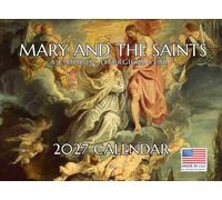 Mary And The Saints Catholic Calendar 2027 Religious Monthly Wall Calender | 12 Month, American Made In The USA