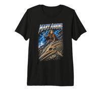 Mary Anning Fossil Hunter Paleontology Jurassic Coast Premium T-Shirt