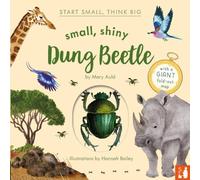 Mary Auld Small, Shiny Dung Beetle Hardback Book Mary Auld Multicolor