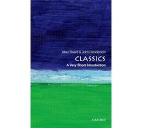 Mary Beard - Classics A Very Short Introduction - Paperback - H245z
