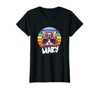 MARY - Beautiful girl name with a cool funny Cat T-Shirt