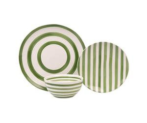 Mary Berry At Home 12 Piece Dinner Set Green