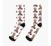 Mary Berry Novelty Dress Socks - Colorful Crazy Pattern Crew for Men & Women, Unisex Soft Cotton Blend, All-Season Fun Socks