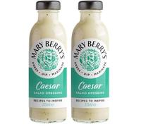 Mary Berry's Caesar Salad Dressing - With Parmesan & Dijon - No Artificial Flavourings or Preservatives - 235 ml Bottle (Pack of 2)