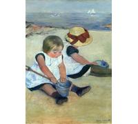 Mary Cassatt: Children Playing on the Beach, 1884