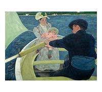 Mary Cassatt The Boating Party Large Wall Art Print Canvas Premium Poster Mural