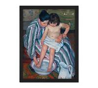 Mary Cassatt The Childs Bath Large Framed Art Print Poster Wall Decor 18x24