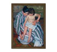 Mary Cassatt The Childs Bath Large Framed Art Print Poster Wall Decor 18x24