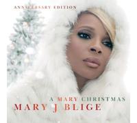Mary J Blige A Mary Christmas [Anniversary Edition Green Vinyl] 2LP in Black Mary J Blige Black
