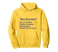 Mary, Did You Know... Yes, She Did! (Alternate) Pullover Hoodie