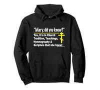 Mary, Did You Know... Yes, she did! Pullover Hoodie