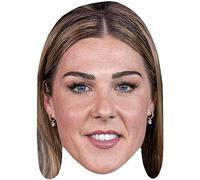 Mary Earps (Smile) Celebrity Mask, Flat Card Face, Fancy Dress Mask