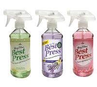 Mary Ellen's Best Press Multi Assorted Citrus Grove - Tea Rose Garden - Lavender Vanilla Starch and Sizing Alternative Multi 16.9oz Bottle Better Value Bundle