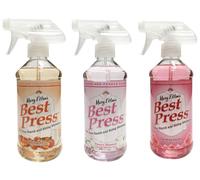Mary Ellen's Best Press Multi Assorted Peaches & Cream - Cherry Blossom - Tea Rose Garden Starch and Sizing Alternative Multi 16.9oz Bottle Better Value Bundle
