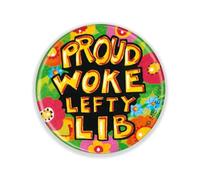 Mary Engelbreit Button Pin, 2.25, Tinplate, no gem