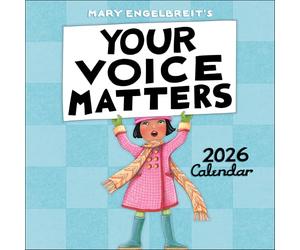 Mary Engelbreit's Your Voice Matters 2026 wall calendar Calendar