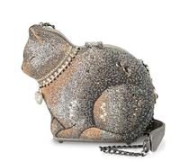 Mary Frances Couture Cat Crossbody Handbag