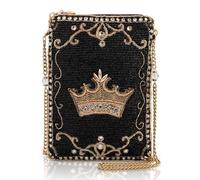 Mary Frances Royalty Mini Crossbody Bag - Black