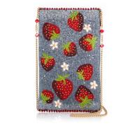 Mary Frances Strawberry Jam Crossbody Phone Bag