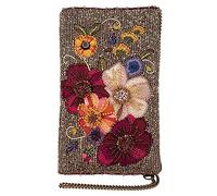 MARY FRANCES Women's Budding Romance Crossbody Phone Bag, Multi, One Size