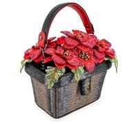 MARY FRANCES Women's Floral Haven Handbag, Multicolor, S