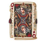MARY FRANCES Women's The Queen Mini Crossbody Handbag Bag, Multi