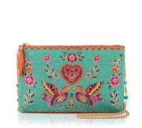 Mary Frances Women's Two in Love Crossbody Handbag, Black