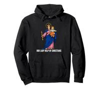 Mary Help of Christians Marian Catholic Pullover Hoodie