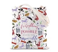 Mary Inspire Musical Tote Bag Umbrella Poppin Handbag Musical Fan Gift Mary Movie Shoulder Bag (Everything UK)
