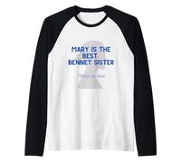 Mary is The Best Bennet Sister - Pride and Prejudice Raglan Baseball Tee