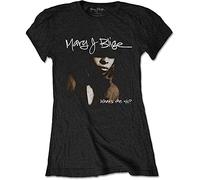 Mary J Blige Band Monkey Ladies T-Shirt Cover Black