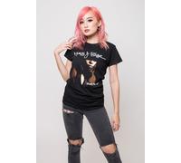 Mary J Blige Women's What the Skinny Fit T-Shirt in Black | Size: Large Mary J Blige Black L