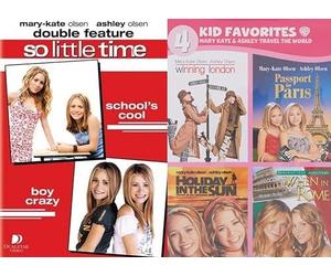 Mary Kate and Ashley 6-PACK : School's Cool / Boy Crazy / Winning London / Passport to Paris / Holiday in the Sun / When in Rome