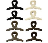 MARY LAVENDER Medium Hair Claw Clips 1.8 Inch Non Slip Hair Jaw Clips Hair Clips for Women and Girls, Strong Hold Tortoise Banana Hair Clips for Medium Hair 8 pcs