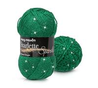 Mary Maxim Starlette Sparkle Yarn-Emerald