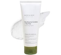 Mary&May Houttuynia Cordata + Tea Tree Deep Clean Foam - Pore Cleansing, Skin Trouble Care, Soothing Hydration - Korean Skincare, EWG Green Grade, Hypoallergenic, 5.07 fl oz