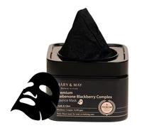[MARY&MAY] PREMIUM IDEBENON BLACKBERRY COMPLEX AMPOULE MASK (20EA) 250G
