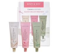 Mary&May SEOUL EDITION Shea Butter & Rice Bran Hand Cream Trio Set - Korean Nourishing Vegan Hand Moisturizer for Soft, Healthy Hands - 3 Different Formula & Scent, 1.69oz. 3ea