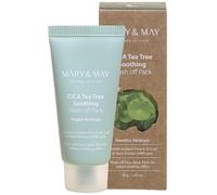Mary&May Vegan Cica TeaTree Soothing Wash Off Pack - Centella Asiatica Extract, Tea Tree, Soothing, Pore Care, Trouble Relief, Mask Wash Off - Vegan, EWG Ingredients, 30g