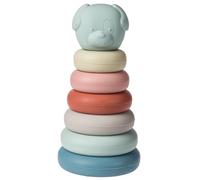 Mary Meyer Baby and Toddler Toys Simply Silicone Stacking Rings for 6+ Months Old Preschool Gifts, 15 cm, Puppy