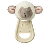 Mary Meyer Teething Toys Simply Silicone Teether with Soft Toy, 15 cm, Lamb