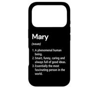 Mary Name Definition Dictionary Case for iPhone 17 Pro
