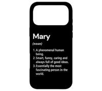 Mary Name Definition Dictionary Case for iPhone 17 Pro Max