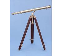 MARY NAUTICAL- Vintage Tripod Reflecting Telescope Antique Dutch Brass Nautical Unique Eyepiece Harbour Master Stand.