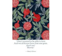 Mary Oliver Journal: 100 pages, A4 sized, premium graphic printed journal for everyday musings