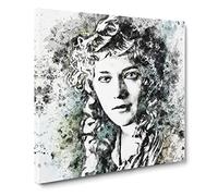Mary Pickford in Abstract Modern Canvas Wall Art Print Ready to Hang, Framed Picture for Living Room Bedroom Home Office Décor, 20x20 Inch (50x50 cm)