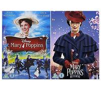 Mary Poppins 1-2 DVD Collection - Mary Poppins / Mary Poppins Returns = ULTIMATE 2 x DVD UK SET