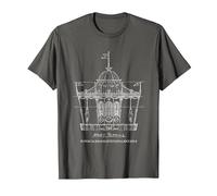 Mary Poppins Carousel Sketch T-Shirt, Men, Asphalt Grey, Large