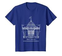 Mary Poppins Carousel Sketch T-Shirt, Youth, Royal Blue, 2T